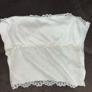 knit lace tube top